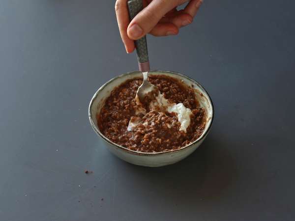 Ovseni kosmiči za čez noč z okusom tiramisuja, popoln zajtrk s kavo in kakavom! - Priprava korak 5