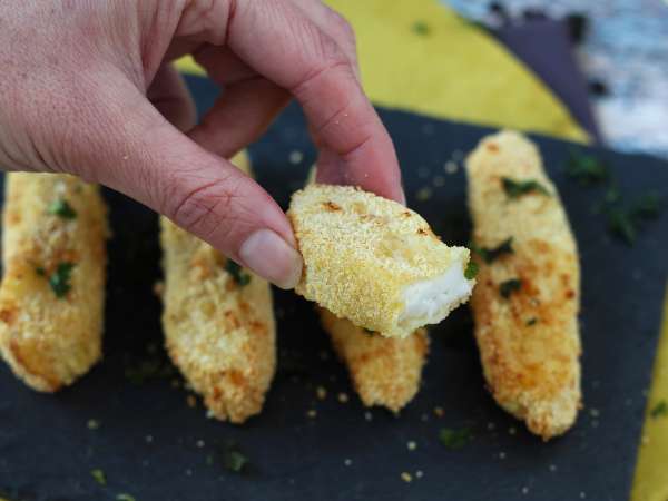 Ribji prsti v zračnem cvrtniku: hrustljavi, lahki in enostavni za pripravo! - Priprava korak 8