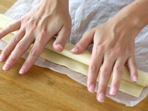 Pastéis de nata v zračnem cvrtniku. Hiter in enostaven recept za tradicionalno portugalsko sladico. - Priprava korak 1