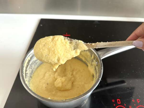 Polenta, ocvrta v zračnem cvrtniku: hrustljava, zdrava in brez glutena - Priprava korak 3