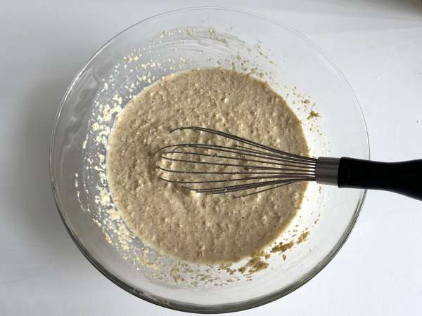 Ovseni kruh brez glutena z jogurtom in jajci: zdrav in enostaven recept, poln beljakovin - Priprava korak 3