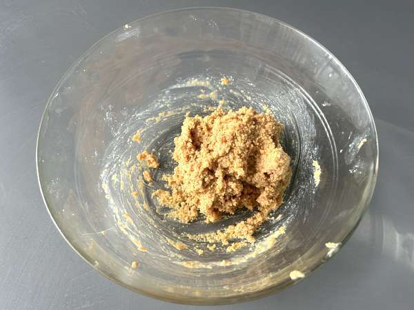 Rkhama, maroška sladica z arašidi in čokolado, ki ne potrebuje pečice - Priprava korak 3