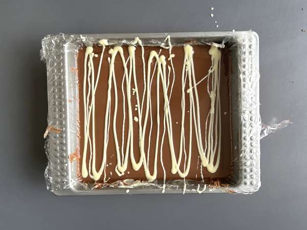 Rkhama, maroška sladica z arašidi in čokolado, ki ne potrebuje pečice - Priprava korak 7