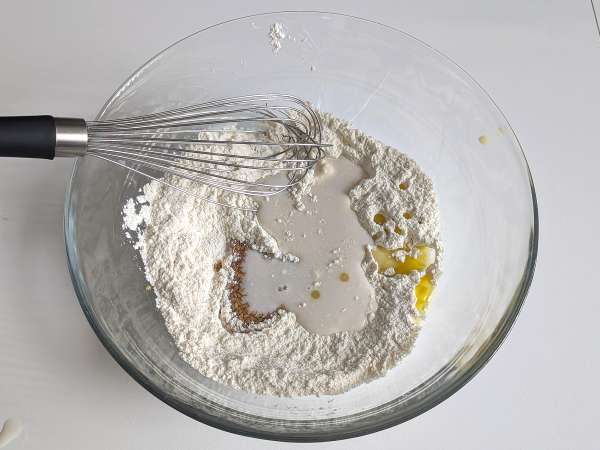 Mehke veganske palačinke z lanenim jajcem: enostaven recept brez jajc - Priprava korak 4