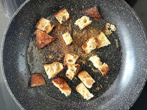 Pečena marelica, rukola in solata burrata - Priprava korak 4