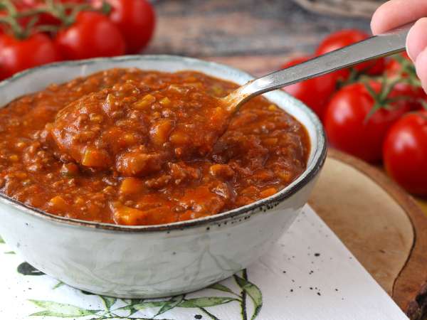 Domača bolonjska omaka - ragù alla bolognese - Priprava korak 7