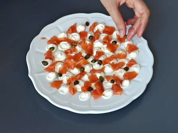 Aperitivni namaz iz dimljenega lososa - Priprava korak 3