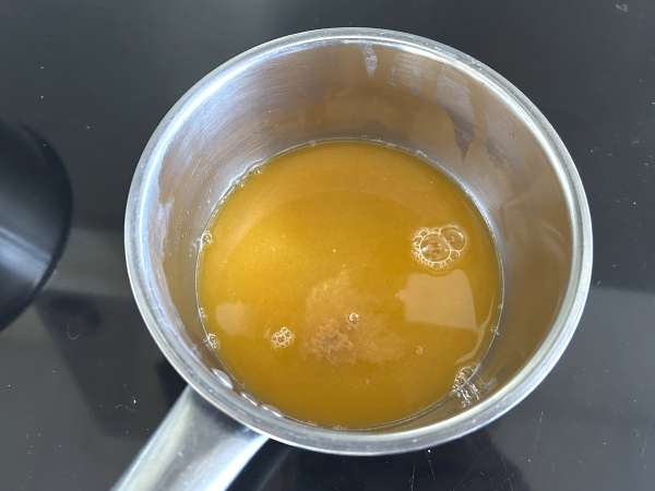 Karpačo iz pokrovač z vinaigretom iz citrusov in pistacijami, elegantna in enostavna predjed. - Priprava korak 2