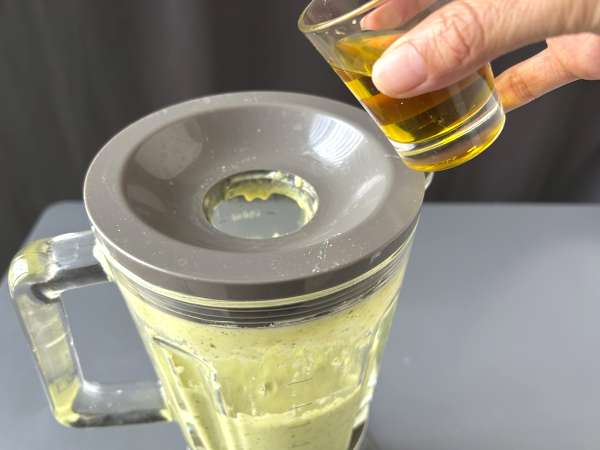 Krema iz bučk z zelenim jabolkom in jogurtom, pripravljena v 30 minutah - Priprava korak 6