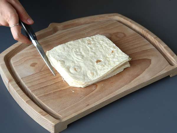 Lavash kebab nabodala s tortiljami, ki jih enostavno pripravite v sušilniku zraka! - Priprava korak 4