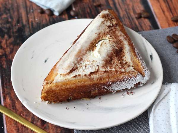 Tiramisu v obliki polena brez kalupa za ljubitelje kave - Priprava korak 11