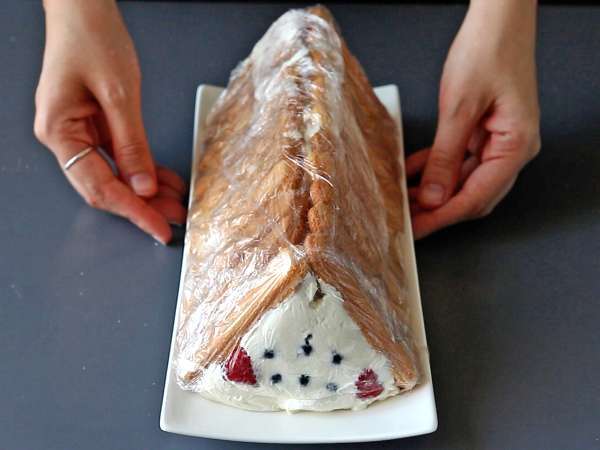 Za izdelavo tega rdečega sadnega polena ne potrebujete kalupa! - Priprava korak 7