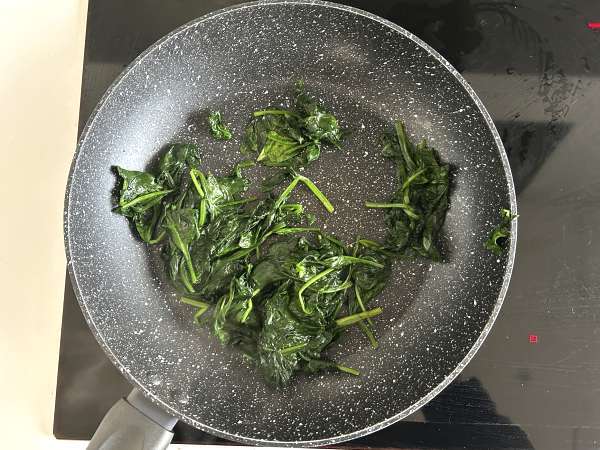 Špinačni in gobovi flani - Priprava korak 7