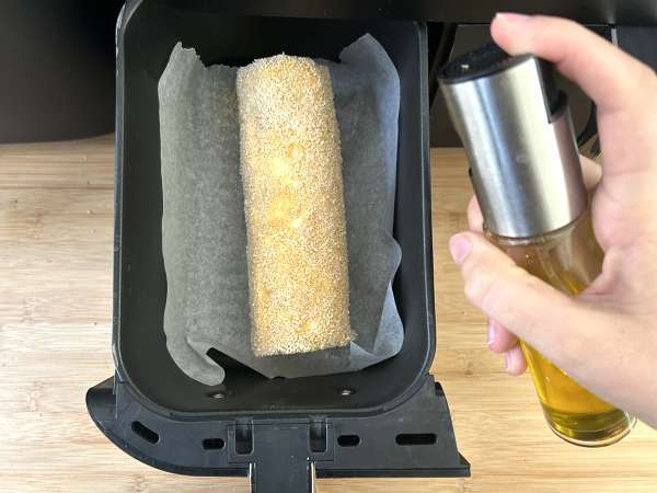 Hrustljavo, v ustih se topi kozji sir, opečen z Air Fryerjem: absolutno udobje! - Priprava korak 6