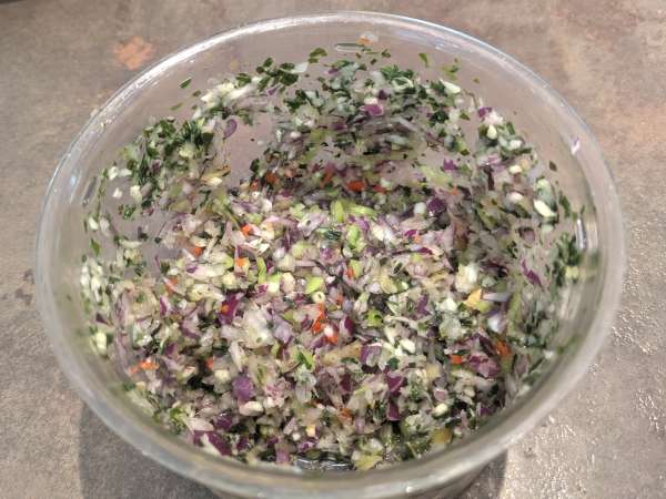 Zahodnoindijska trska acras - Priprava korak 2