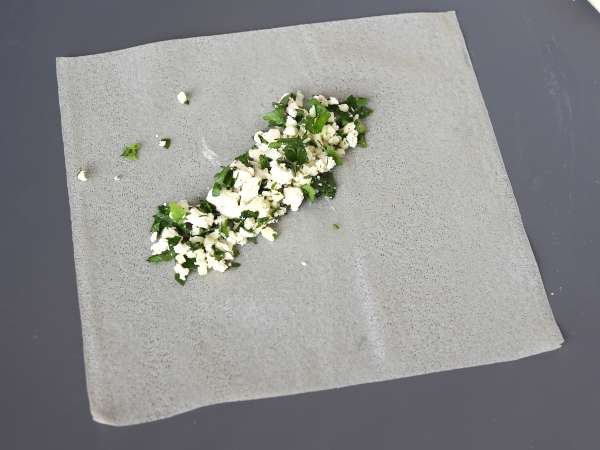 Domači libanonski rikakats - kuhanje v cvrtniku na zraku - Priprava korak 2