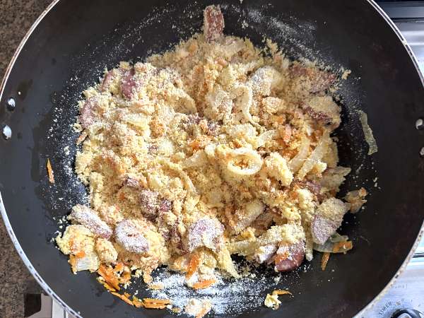 Zlata feferonova fara z jajcem in korenčkom - Priprava korak 3