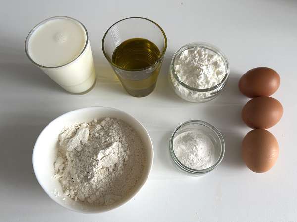 Slano testo za torto v mešalniku: hitro, enostavno in izjemno vlažno - Priprava korak 1