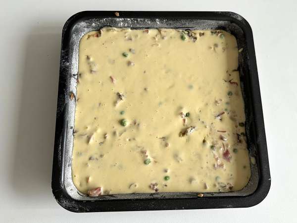 Slano testo za torto v mešalniku: hitro, enostavno in izjemno vlažno - Priprava korak 6