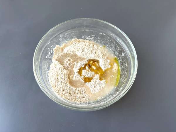 Domači gressini z zračnim cvrtnikom - Priprava korak 2