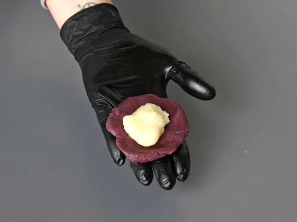 Piškotki Mochi z ube - Priprava korak 8