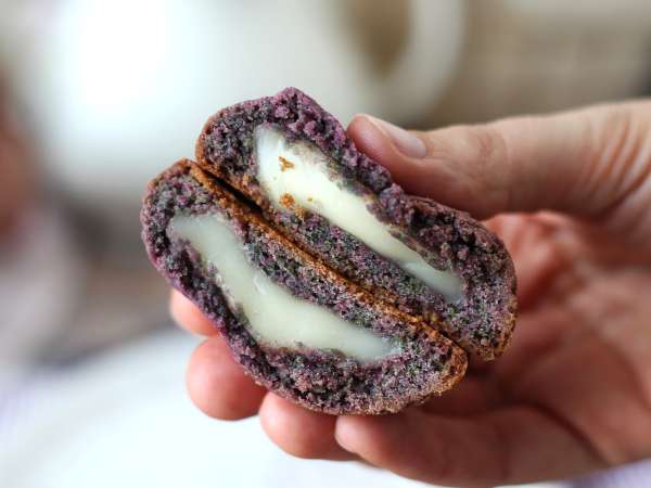 Piškotki Mochi z ube - Priprava korak 12
