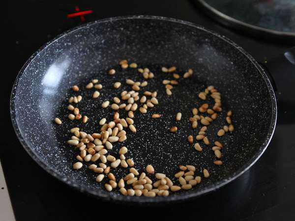 Solata iz testenin Orzo z lososom in bučkami - Priprava korak 6