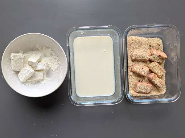 Tofu nuggeti iz zračne friteze - Priprava korak 6