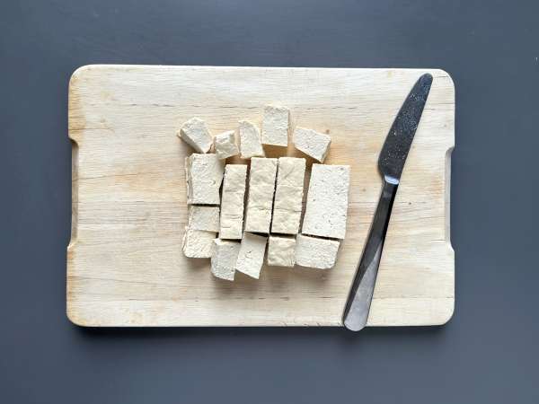 Tofu po receptu General Tao - Priprava korak 1