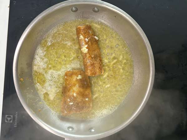 Filet trske z limono, česnom in začimbami - Priprava korak 6