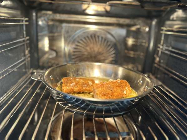 Filet trske z limono, česnom in začimbami - Priprava korak 7