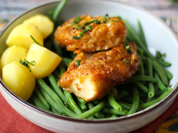 Filet trske z limono, česnom in začimbami - Priprava korak 9