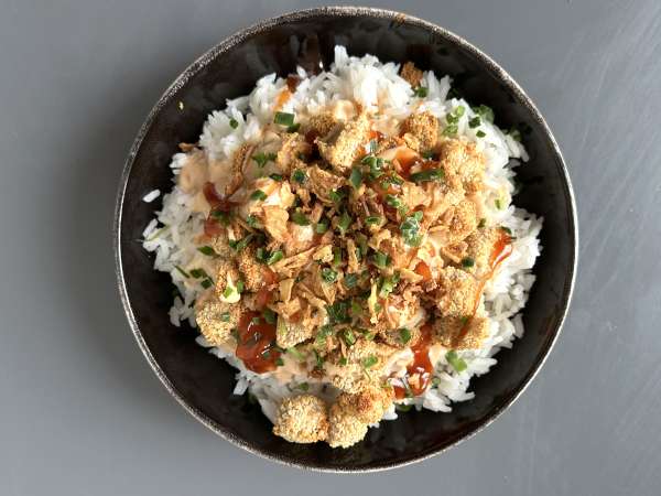 Hrustljavi tofu (crousty tofu): vegetarijanska različica hrustljavega piščanca - Priprava korak 6