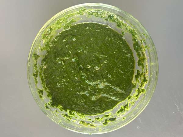 Palak tofu: indijski curry s špinačo in tofujem - Priprava korak 5