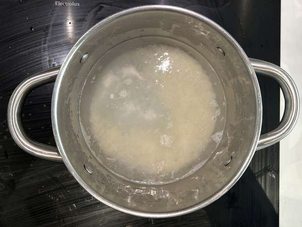 Hrustljavi tofu s pomarančo - Priprava korak 1