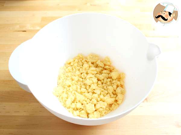 Jabolčni crumble s cimetom - Priprava korak 1