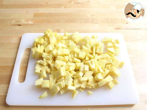 Jabolčni crumble s cimetom - Priprava korak 2