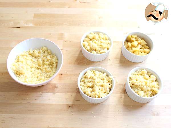 Jabolčni crumble s cimetom - Priprava korak 5