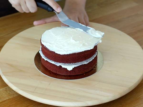 Torta »Red Velvet« posebej za noč čarovnic! - Priprava korak 10