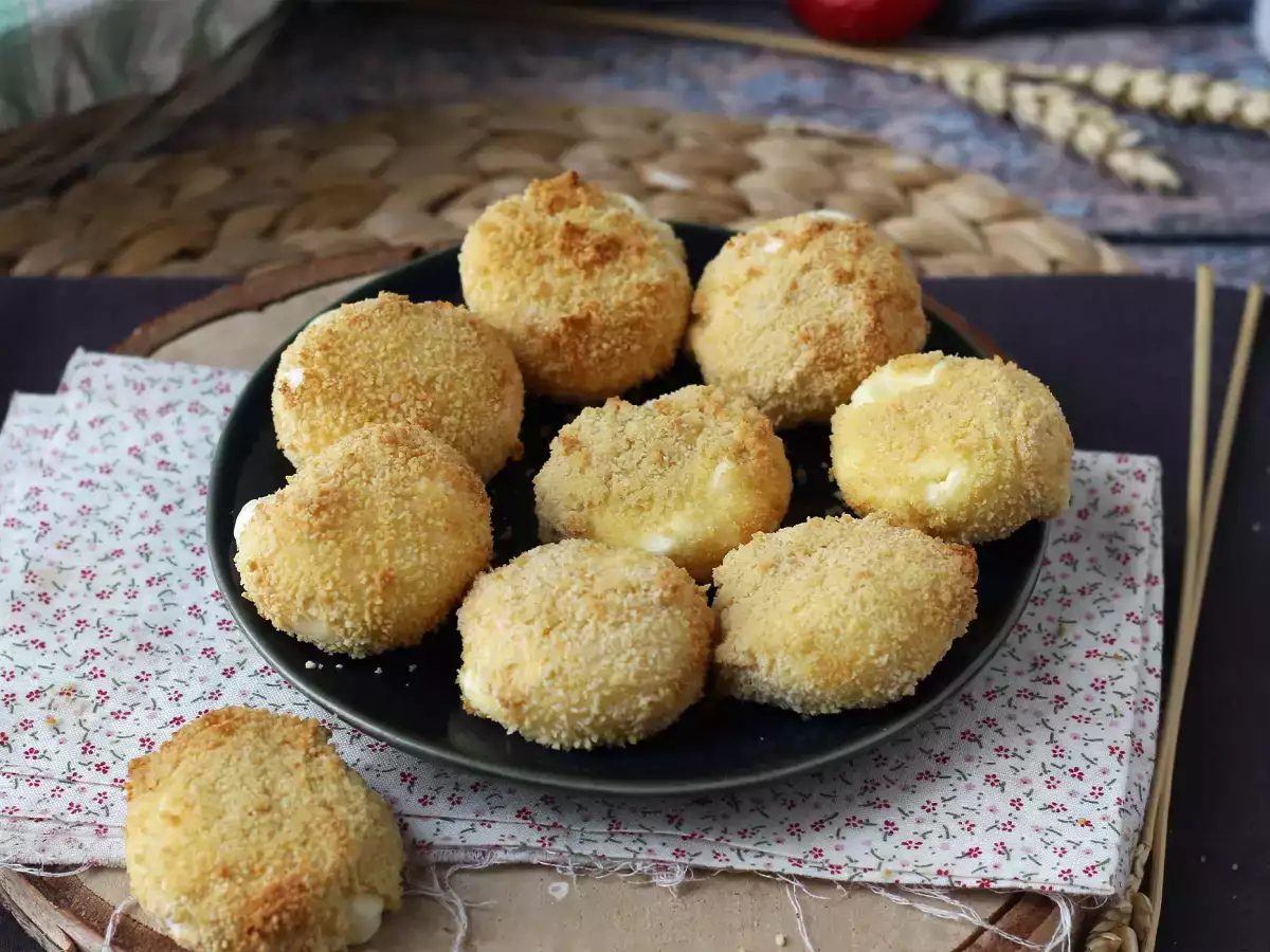 Air fryer breaded babybels