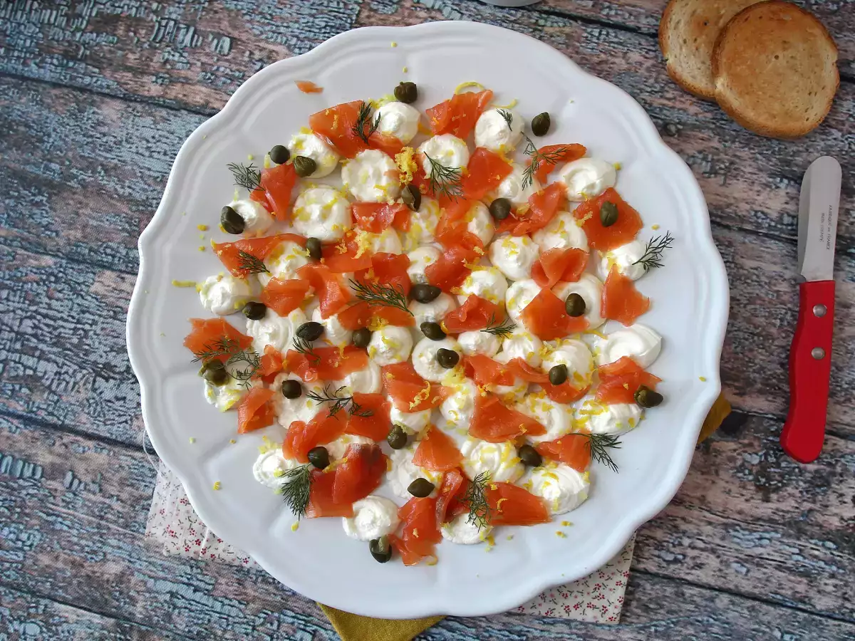 Aperitivni namaz iz dimljenega lososa - fotografija 8