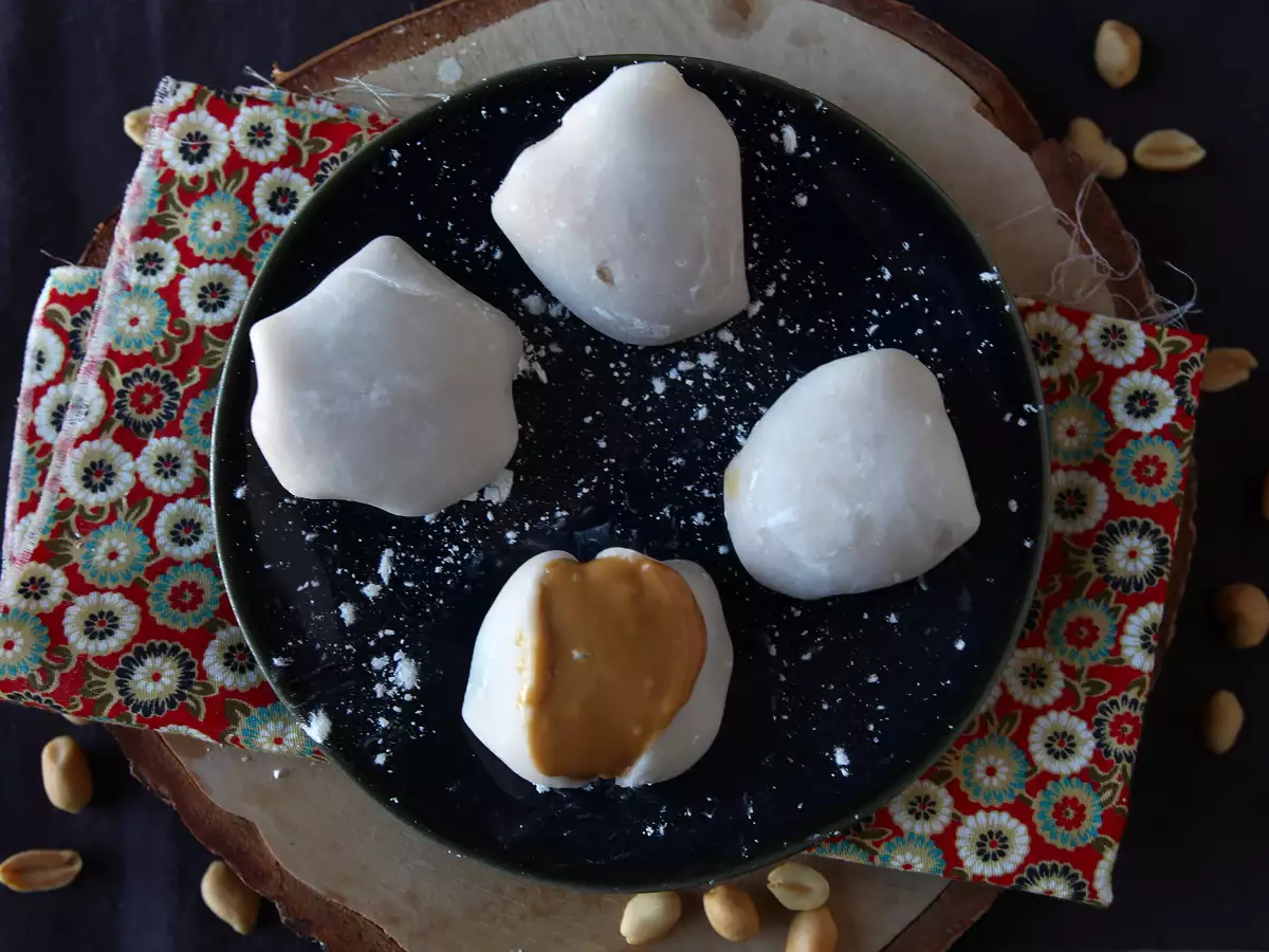 Arašidovo maslo mochis - fotografija 5