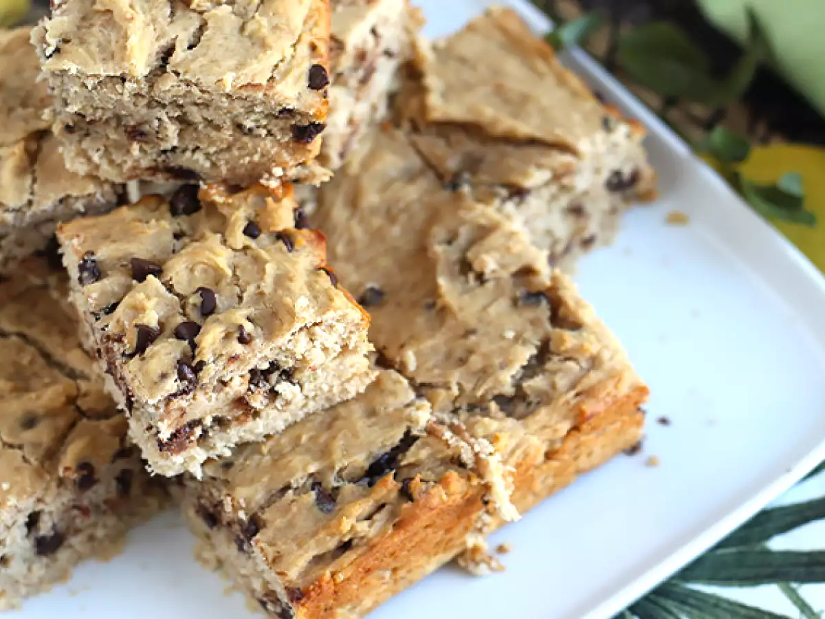 Banana in čokoladna torta - veganska in brez glutena - fotografija 5