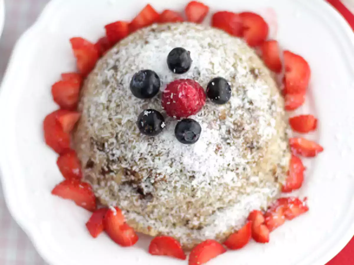 Banana kokosova torta - brez laktoze in glutena - fotografija 4