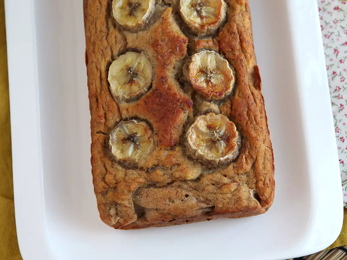 Bananin kolač brez sladkorja – bananin kruh - fotografija 3