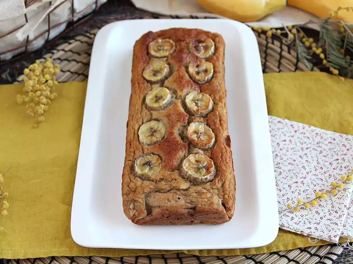 Bananin kolač brez sladkorja – bananin kruh - fotografija 4