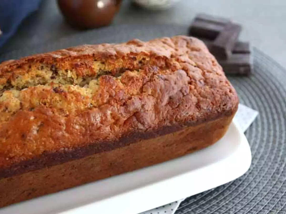 Bananin kolač s čokolado – izjemno sočen! - fotografija 2