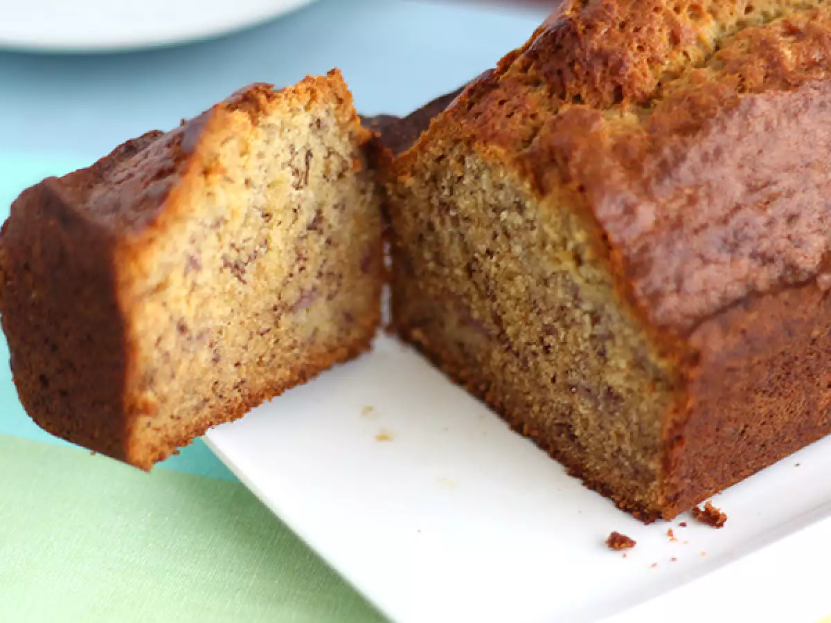 Bananin kruh (banana bread) - fotografija 2