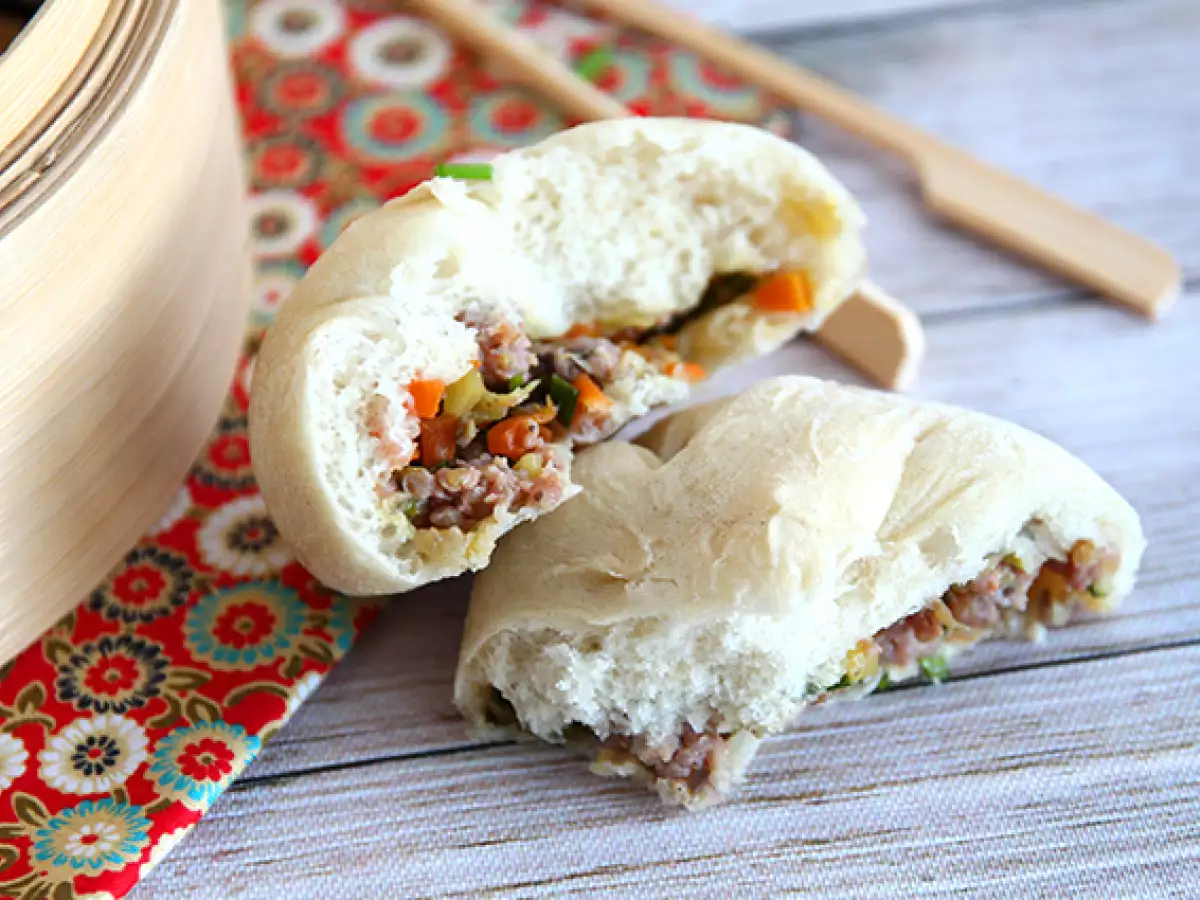 Banh Bao, majhne parne žemljice - fotografija 3