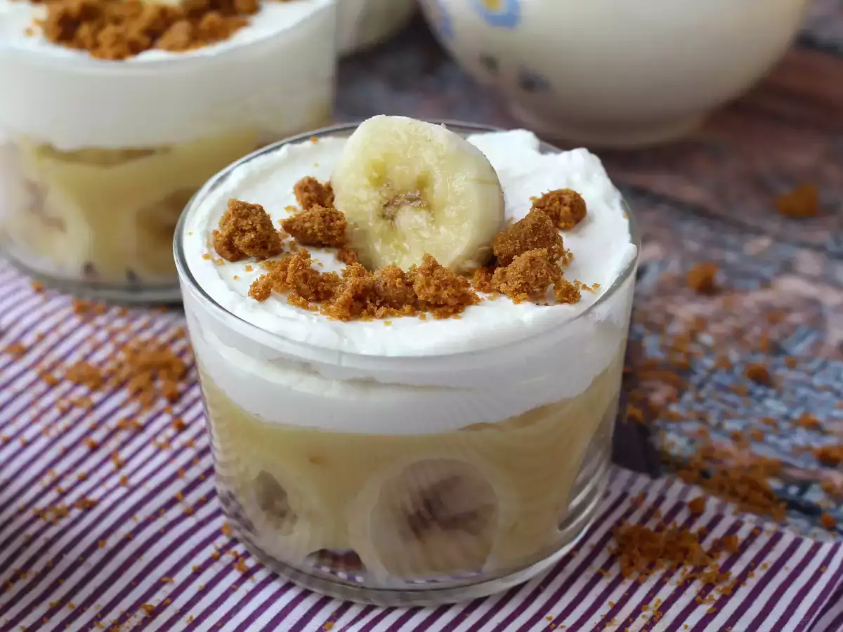 Banoffee sladica v kozarčkih – za ljubitelje banan in karamele - fotografija 4